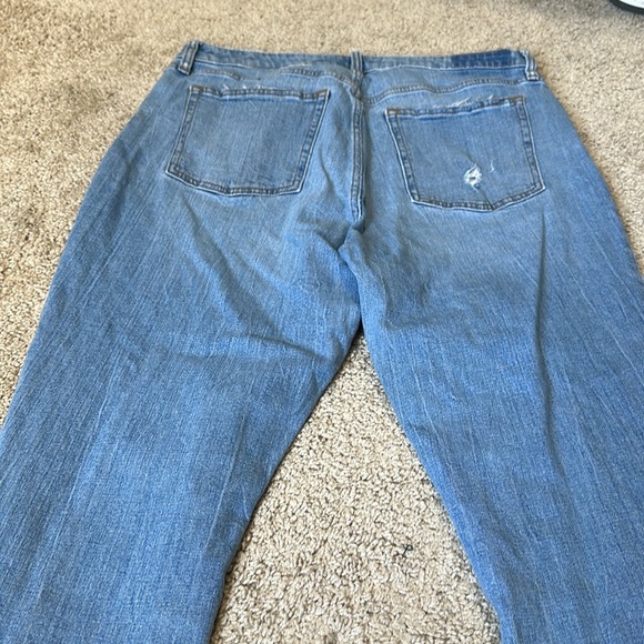 Abercrombie and Fitch Curve Love Skinny High Rise Distressed Jeans 16S - Picture 6 of 6